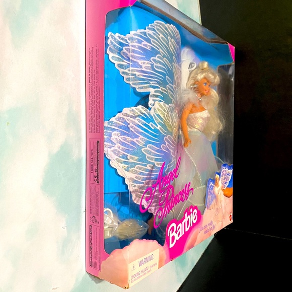 BARBIE VINTAGE. 90s ANGEL PRINCESS BARBIE IN BOX MATTEL #15911 - Picture 12 of 16